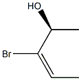 (3E,2S)-3-Bromo-3-penten-2-ol Struktur