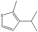 3-Isopropyl-2-methylthiophene Struktur