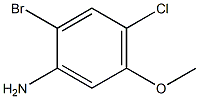 2-Bromo-4-chloro-5-methoxyaniline Struktur