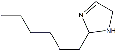 2,5-Dihydro-2-hexyl-1H-imidazole Struktur