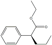 [S,(+)]-2-Phenylvaleric acid ethyl ester Struktur