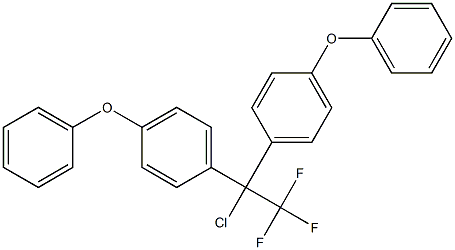 1-Chloro-1,1-bis(4-phenoxyphenyl)-2,2,2-trifluoroethane Struktur