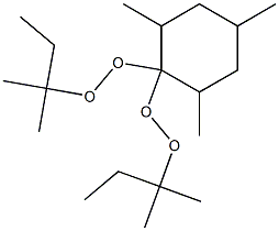 2,4,6-Trimethyl-1,1-bis(tert-pentylperoxy)cyclohexane Struktur