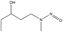 N-Methyl-N-nitroso-3-hydroxypentylamine Struktur