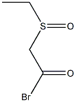 (Ethylsulfinyl)acetic acid bromide Struktur