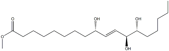 (9S,10E,12S,13R)-9,12,13-Trihydroxy-10-octadecenoic acid methyl ester Struktur