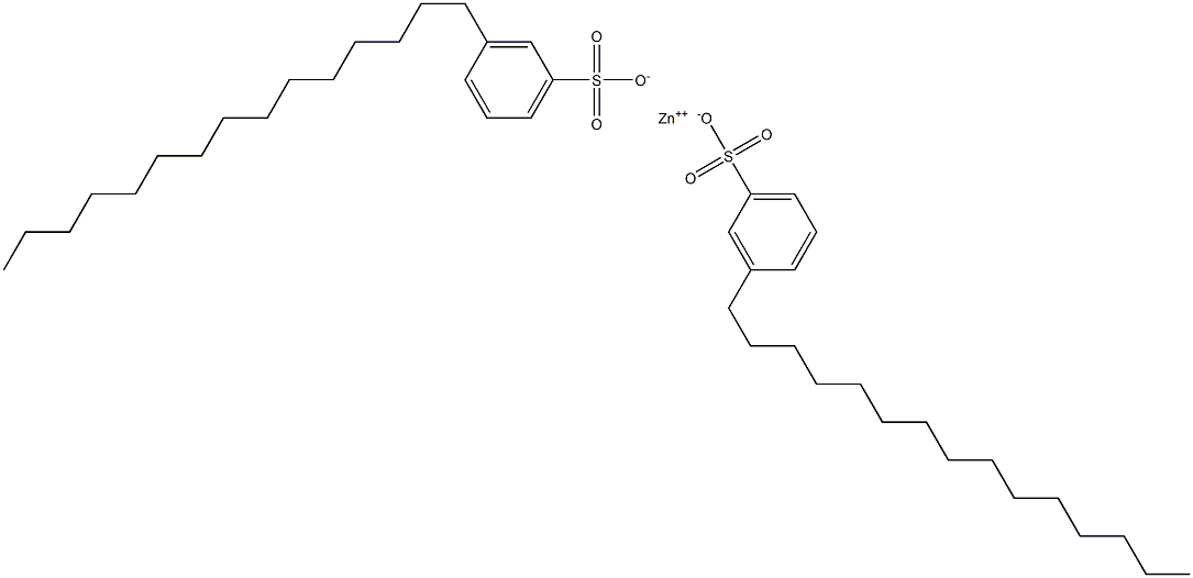 Bis(3-pentadecylbenzenesulfonic acid)zinc salt Struktur