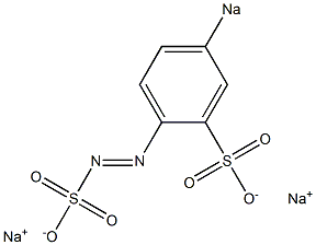 4-Sodiosulfobenzenediazosulfonic acid sodium salt Struktur