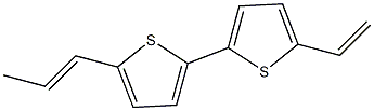 5-Ethenyl-5'-[(E)-1-propenyl]-2,2'-bithiophene Struktur