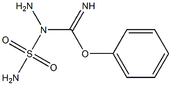 N-Sulfamoyl[phenoxy(hydrazino)methan]imine Struktur