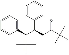 (5S,6S)-2,2,7,7-Tetramethyl-5,6-diphenyloctan-3-one Struktur