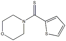 4-[(2-Thienyl)thiocarbonyl]morpholine Struktur