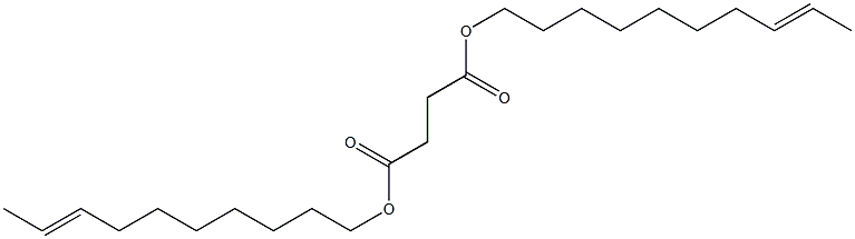 Succinic acid di(8-decenyl) ester Struktur