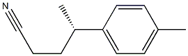 [S,(+)]-4-p-Tolylvaleronitrile Struktur