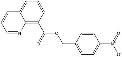 Quinoline-8-carboxylic acid 4-nitrobenzyl ester Struktur