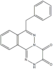 7-Benzyl-2H-[1,2,4]triazino[3,4-a]phthalazine-3,4-dione Struktur