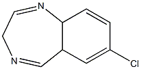 7-Chloro-5a,9a-dihydro-3H-1,4-benzodiazepine Struktur