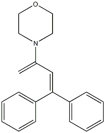 2-Morpholino-4,4-diphenyl-1,3-butadiene Struktur