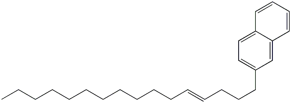 2-(4-Hexadecenyl)naphthalene Struktur