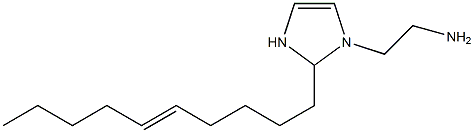 1-(2-Aminoethyl)-2-(5-decenyl)-4-imidazoline Struktur