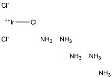 Chloropentammineiridium(III) chloride Struktur