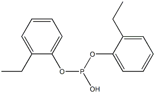 Phosphorous acid di(2-ethylphenyl) ester Struktur