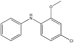 4-Chloro-2-methoxy-N-phenylaniline Struktur