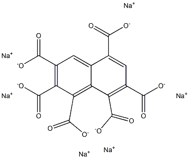 1,2,3,5,7,8-Naphthalenehexacarboxylic acid hexasodium salt Struktur