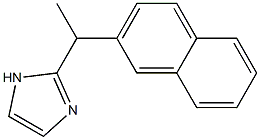 2-[1-(2-Naphthalenyl)ethyl]-1H-imidazole Struktur