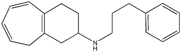 2,3,4,5-Tetrahydro-N-(3-phenylpropyl)-1H-benzocyclohepten-3-amine Struktur