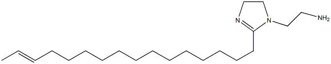 1-(2-Aminoethyl)-2-(14-hexadecenyl)-2-imidazoline Struktur