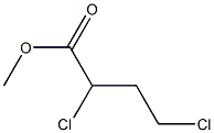 2,4-Dichlorobutanoic acid methyl ester Struktur