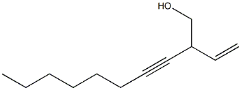 2-Ethenyl-3-decyn-1-ol Struktur