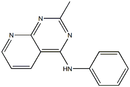 2-Methyl-4-(phenylamino)pyrido[2,3-d]pyrimidine Struktur