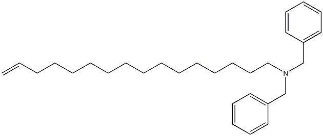 (15-Hexadecenyl)dibenzylamine Struktur