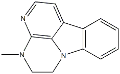 2,3-Dihydro-3-methyl-1H-3,4,10b-triazafluoranthene Struktur