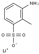 3-Amino-2-methylbenzenesulfonic acid lithium salt Struktur