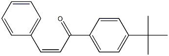 (Z)-4'-tert-Butylchalcone Struktur