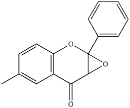 2,3-Epoxy-2,3-dihydro-6-methylflavone Struktur