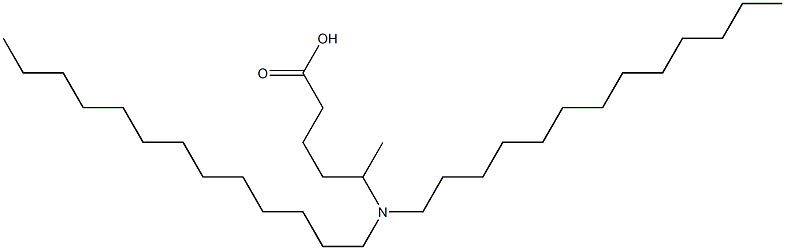 5-(Ditridecylamino)hexanoic acid Struktur