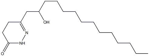 4,5-Dihydro-6-[2-hydroxytetradecyl]pyridazin-3(2H)-one Struktur