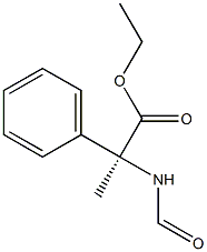 (+)-N-Formyl-2-phenyl-D-alanine ethyl ester Struktur