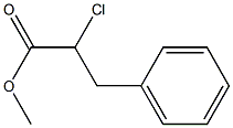 2-Chloro-3-phenylpropionic acid methyl ester Struktur