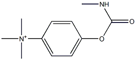 4-[[(Methylamino)carbonyl]oxy]-N,N,N-trimethylbenzenaminium Struktur