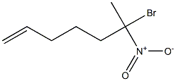 6-Bromo-6-nitro-1-heptene Struktur