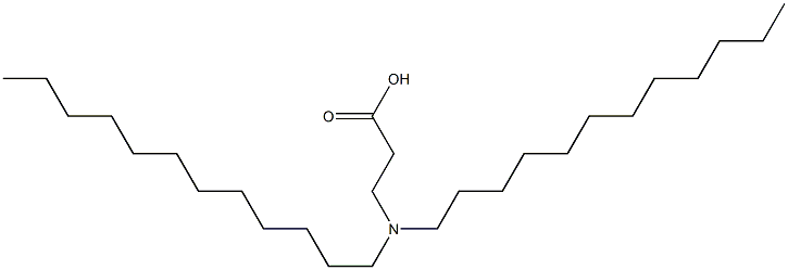 3-(Didodecylamino)propanoic acid Struktur