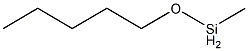 Methyl(pentyloxy)silane Struktur