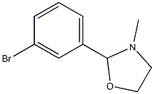 2-(m-Bromophenyl)-3-methyloxazolidine Struktur