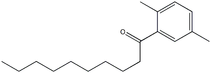 1-(2,5-Dimethylphenyl)decane-1-one Struktur