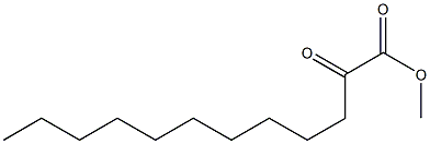 2-Oxolauric acid methyl ester Struktur